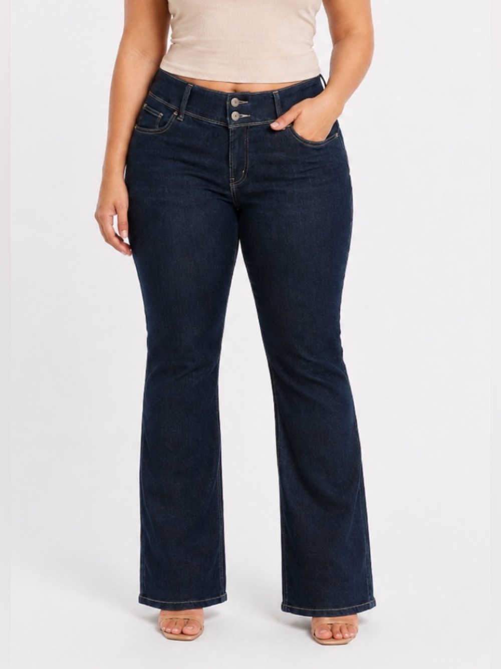 Levis 524 Too Superlow Boot Cut Jeans Women's Size 32